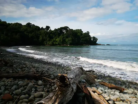 Oblázková pláž — Pláže a oceán, Biorezervace Rio Ángel