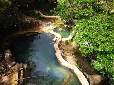 Kamenné tůně — Vodopády a řeky, Biorezervace Rio Ángel