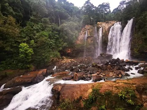 Nauyaca zblízka — Vodopády a řeky, Biorezervace Rio Ángel