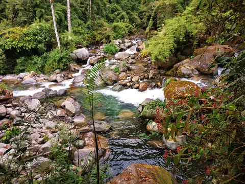 Horská bystřina — Vodopády a řeky, Biorezervace Rio Ángel